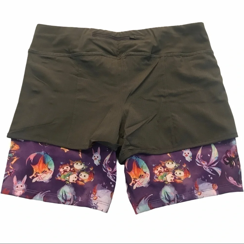 VALVE Dota 2 charcoal character Twofer shorts